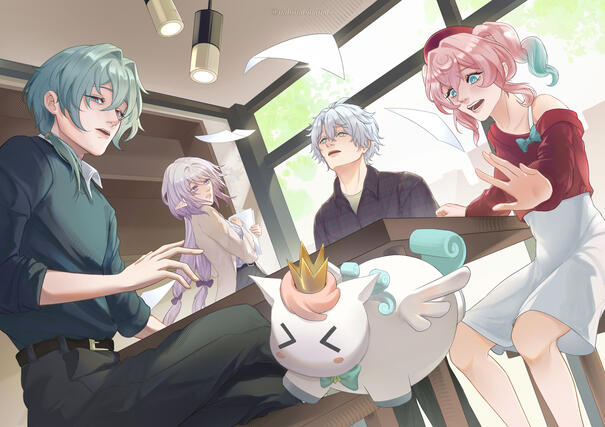 anaxa, castorice, ica, phainon, hyacine - honkai star rail
